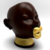 Afro Head Vase | 3D
