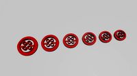 buttom polymeric clay cutters | 3D