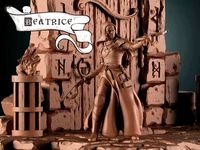 BEATRICE THE WARRIOR NUN 32 AND 75MM PRE-SUPPORTED | 3D