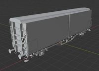 H0 1-87 scale Hbis-tt 293 freight car | 3D
