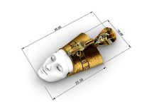 Nefertiti  PENDANT | 3D