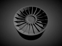 ALPINA CLASSIC 3 scalable and printable rims | 3D