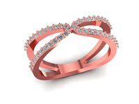 diamond ring for women 836 | 3D