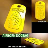 AIRBORN DOGTAG | 3D