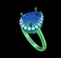 daimond ring | 3D