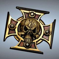 Crux Terminatus protective cross honors | 3D