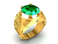 diamond ring with dragon for men 1002 | 3D