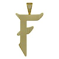 F font pendant | 3D