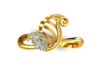 diamond ring for women 816 | 3D