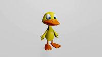 duckling cartoon | 3D