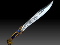 Lady Loki - Sylvie Blade - Real Size - DisneyPlus Series Version | 3D