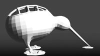 Kiwi Pencil Holder | 3D