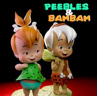 Peeble and Bambam - 16cm  | 3D