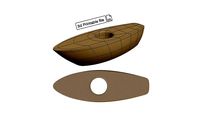 Stl file of Straw topper D11 boat for 3d printing  | 3D