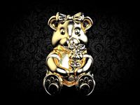 Teddy Bear baby charm pendant  | 3D