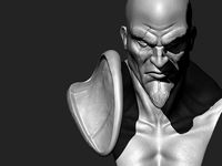 Kratos bust god of war  | 3D