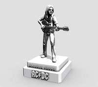 Malcolm Young ACDC - 3Dprinting | 3D