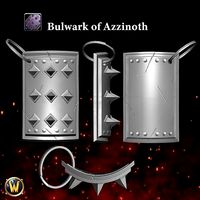Bulwark of azzinoth keychain STL | 3D