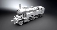VIc 75 Steam Locomotive scale model | 3D