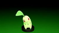 pokemon chikorita | 3D
