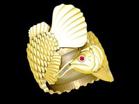AROWANA RING 3024 | 3D