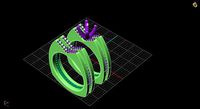 Duo Rings 1 | 3D