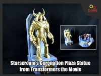 Starscream Coronation Plaza Statue from Transformers the Movie | 3D