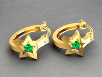 earrings for women 1363 | 3D