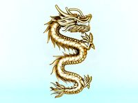 Dragon for jewelry - Dragon for ring - Dragon for pendant | 3D