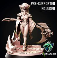 Drow Reaper Pose 1 - Includes 2 Variations | 3D