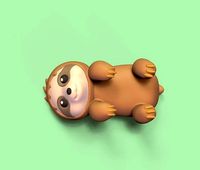 Sloth Chopsticks Holder | 3D