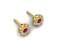 earrings for women 1459 | 3D