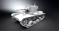 T26 tank scale model | 3D