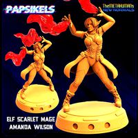 ELF SCARLET MAGE AMANDA WILSON | 3D