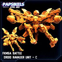 FUKIMASA BATTLE DROID RAVAGER UNIT - C | 3D