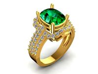diamond ring for women 1728 | 3D
