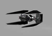 Interceptor Tie Fighter | 3D