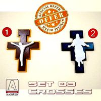 JESUS CRUCIFICADO  RESUCITADO - CRUZ DE SAN DAMIAN MODELO BASE | 3D
