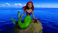 Ariel The Little Mermaid 3d Print | 3D