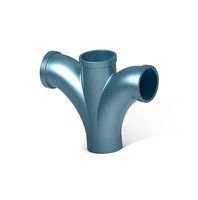 PVC Fitting Double Bend Y | 3D