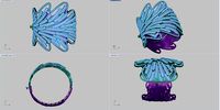 bangle bracelet | 3D