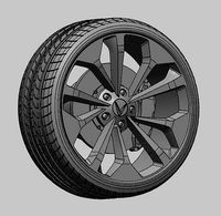 Tire Vinfast lux A | 3D