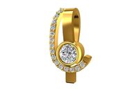 diamond pendant for women 1903 | 3D
