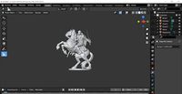horse rider | 3D