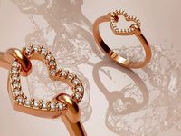 Heart ring 3 | 3D