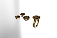 JAALI PENDENT SET  | 3D
