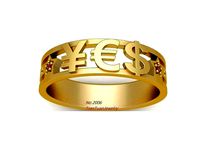 YES Money YEN EURO DOLLAR Ring 2006 | 3D