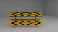 Yellow barrier