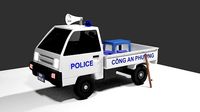 Vietnamese police truck