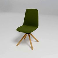 ULTI - Trestle-based fabric chair -